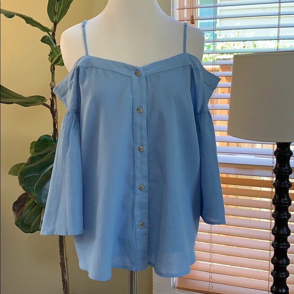 nordstrom BP Tops - Nordstrom BP off shoulder cotton summer top SZ L